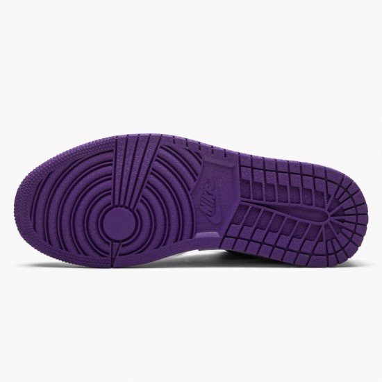Women/Men Air Jordan 1 Retro Low Court Purple 553558-501 Jordan Shoes