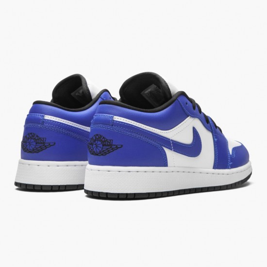 Women/Men Air Jordan 1 Retro Low Game Royal 553560-124 Jordan Shoes