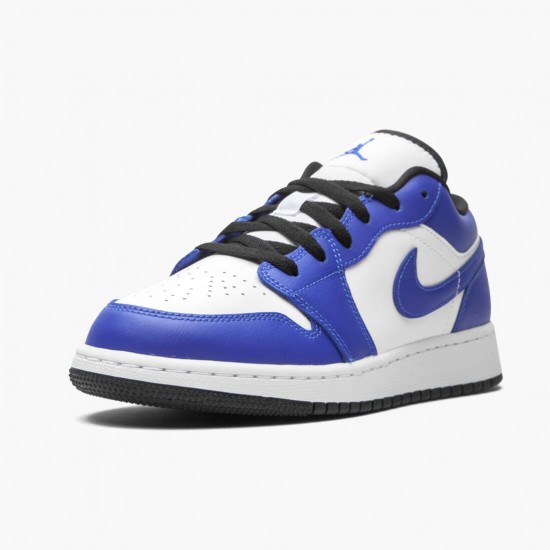 Women/Men Air Jordan 1 Retro Low Game Royal 553560-124 Jordan Shoes