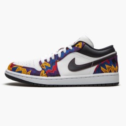 Women/Men Air Jordan 1 Retro Low Nothing But Net CZ8659-100 Jordan Shoes