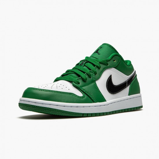 Women/Men Air Jordan 1 Retro Low Pine Green 553558-301 Jordan Shoes