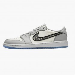 Women/Men Air Jordan 1 Retro Low Wolf Grey Sail Photoson Dust CN8608-002 Jordan Shoes