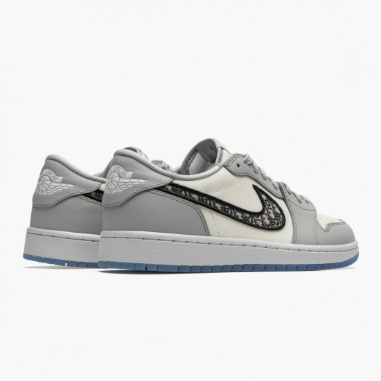 Women/Men Air Jordan 1 Retro Low Wolf Grey Sail Photoson Dust CN8608-002 Jordan Shoes