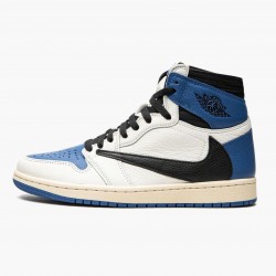 Women/Men Air Jordan 1 High OG SP Fragment x Travis Scott DH3227-105 Jordan Shoes