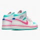 Womens Air Jordan 1 Mid Digital Pink 555112-102 Jordan Shoes
