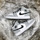 Women/Men Air Jordan 1 Mid Light Smoke Grey 554724-092 Jordan Shoes