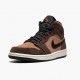 Women/Men Air Jordan 1 Mid SE Dark Chocolate DC7294-200 Jordan Shoes