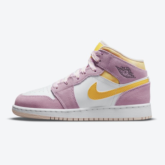 Womens Air Jordan 1 Mid SE GS Arctic Pink DC9517-600 Jordan Shoes