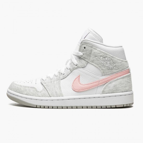 Women/Men Air Jordan 1 Mid SE Light Iron Ore DN4045-001 Jordan Shoes