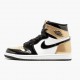 Women/Men Air Jordan 1 Retro Gold Toe 861428-007 Jordan Shoes