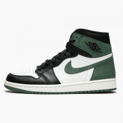 Women/Men Air Jordan 1 Retro High Clay Green 555088-135 Jordan Shoes