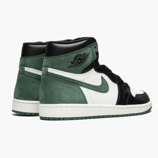 Women/Men Air Jordan 1 Retro High Clay Green 555088-135 Jordan Shoes