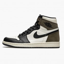 Women/Men Air Jordan 1 Retro High Dark Mocha 555088-105 Jordan Shoes