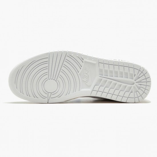Men Air Jordan 1 Retro High Off-White White AQ0818-100 Jordan Shoes