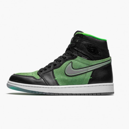 Women/Men Air Jordan 1 Retro High Zoom Zen Green CK6637-002 Jordan Shoes