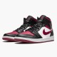 Men Air Jordan 1 Mid Bred Toe 554724-066 Jordan Shoes