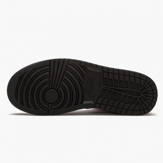 Men Air Jordan 1 Mid Chicago Black Toe 554724-069 Jordan Shoes