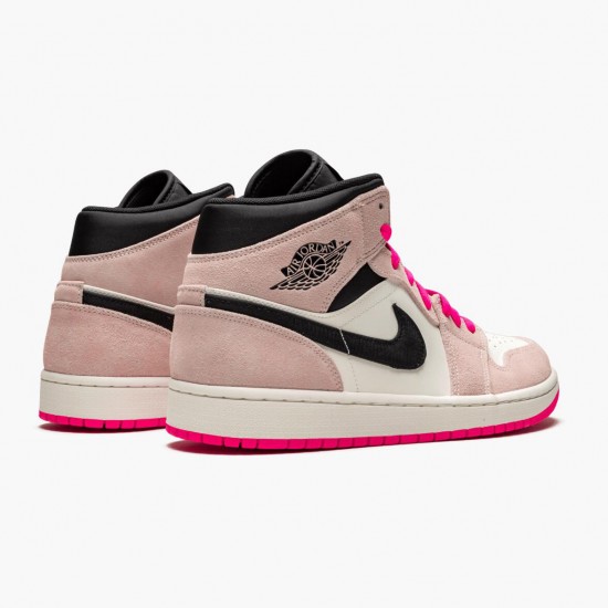 Women/Men Air Jordan 1 Mid Crimson Tint 852542-801 Jordan Shoes