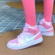 Womens Air Jordan 1 Mid Digital Pink CW5379-600 Jordan Shoes