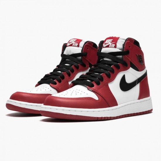 Women/Men Air Jordan 1 Retro Chicago 575441-101 Jordan Shoes