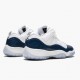 Men Air Jordan 11 Low Navy Snakeskin CD6847-102 Jordan Shoes