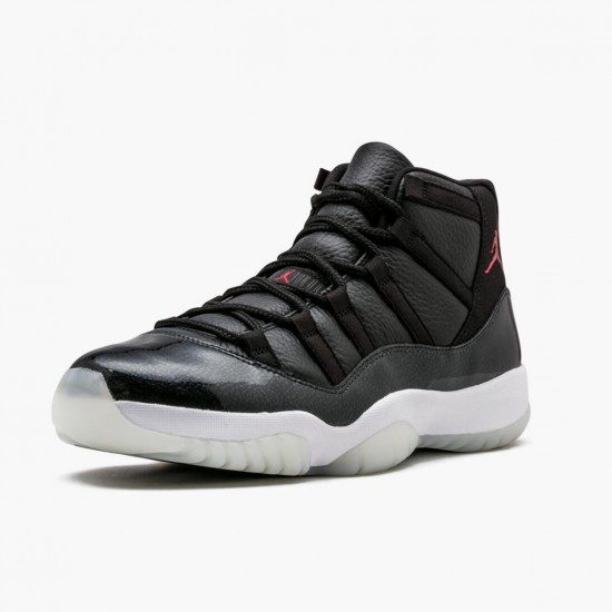 Women/Men Air Jordan 11 Retro 72 10 Black Gym Red White Anthracite Black 378037-002 Jordan Shoes