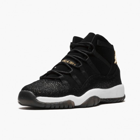 Women/Men Air Jordan 11 Retro Heiress Black Stingray 852625-030 Jordan Shoes