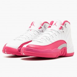 Womens Air Jordan 12 Retro Dynamic Pink 510815-109 Jordan Shoes