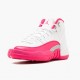 Womens Air Jordan 12 Retro Dynamic Pink 510815-109 Jordan Shoes