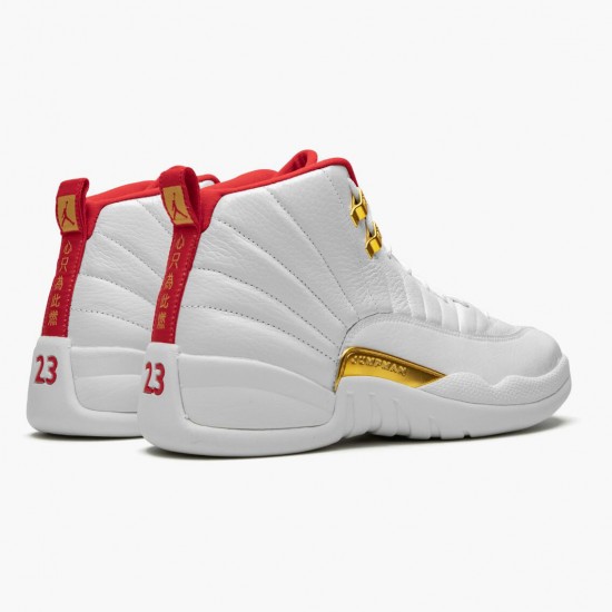 Women/Men Air Jordan 12 Retro FIBA 130690-107 Jordan Shoes