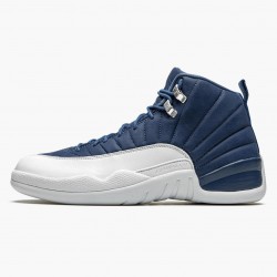 Men Air Jordan 12 Retro Indigo 130690-404 Jordan Shoes