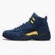 Men Air Jordan 12 Retro Michigan BQ3180-407 Jordan Shoes