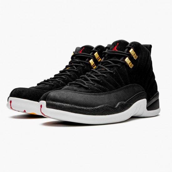 Men Air Jordan 12 Retro Reverse Taxi 130690-017 Jordan Shoes