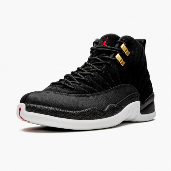 Men Air Jordan 12 Retro Reverse Taxi 130690-017 Jordan Shoes