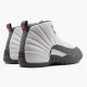 Men Air Jordan 12 Retro White Dark Grey 130690-160 Jordan Shoes