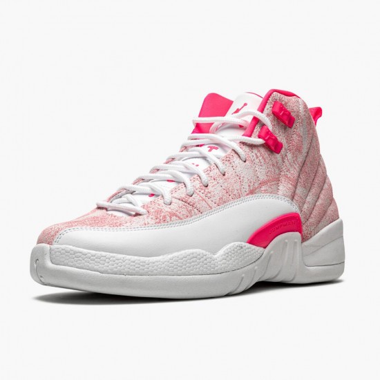 Womens Air Jordan 12 Retro GS Arctic Pink 510815-101 Jordan Shoes