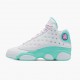 Womens Air Jordan 13 Retro Aurora Green 439358-100 Jordan Shoes