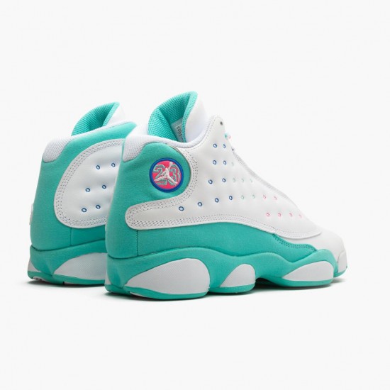 Womens Air Jordan 13 Retro Aurora Green 439358-100 Jordan Shoes