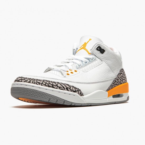 Women/Men Air Jordan 3 Retro Laser Orange CK9246-108 Jordan Shoes