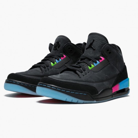 Women/Men Air Jordan 3 Retro Quai54 AT9195-001 Jordan Shoes