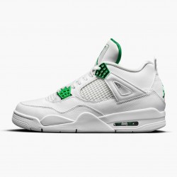 Women/Men Air Jordan 4 Retro Metallic Green CT8527-113 Jordan Shoes