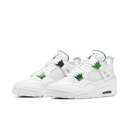 Women/Men Air Jordan 4 Retro Metallic Green CT8527-113 Jordan Shoes