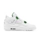 Women/Men Air Jordan 4 Retro Metallic Green CT8527-113 Jordan Shoes