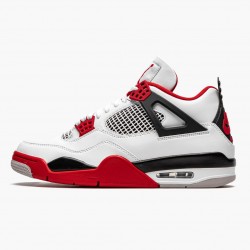 Men Air Jordan 4 Retro OG Fire Red 2020 DC7770-160 Jordan Shoes