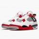 Men Air Jordan 4 Retro OG Fire Red 2020 DC7770-160 Jordan Shoes