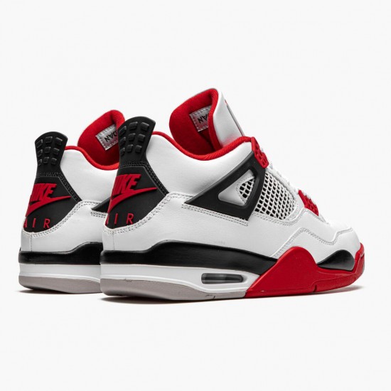 Men Air Jordan 4 Retro OG Fire Red 2020 DC7770-160 Jordan Shoes