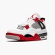 Men Air Jordan 4 Retro OG Fire Red 2020 DC7770-160 Jordan Shoes