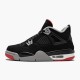 Men Air Jordan 4 Retro Bred 2019 Release 308497-060 Jordan Shoes