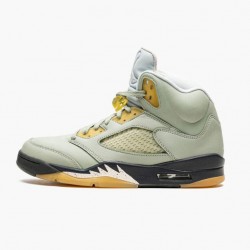 Women/Men Air Jordan 5 Jade Horizon Light Silver Anthracite Pink Glaze DC7501-300 Jordan Shoes