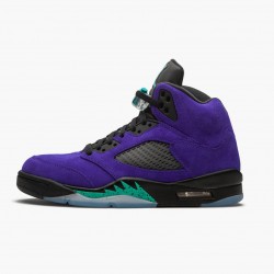 Men Air Jordan 5 Retro Alternate Grape 136027-500 Jordan Shoes